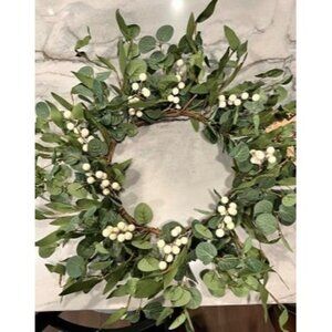 New Eucalyptus Wreath for Front Door 20in Fall Wreath for Farmhouse Front Porch